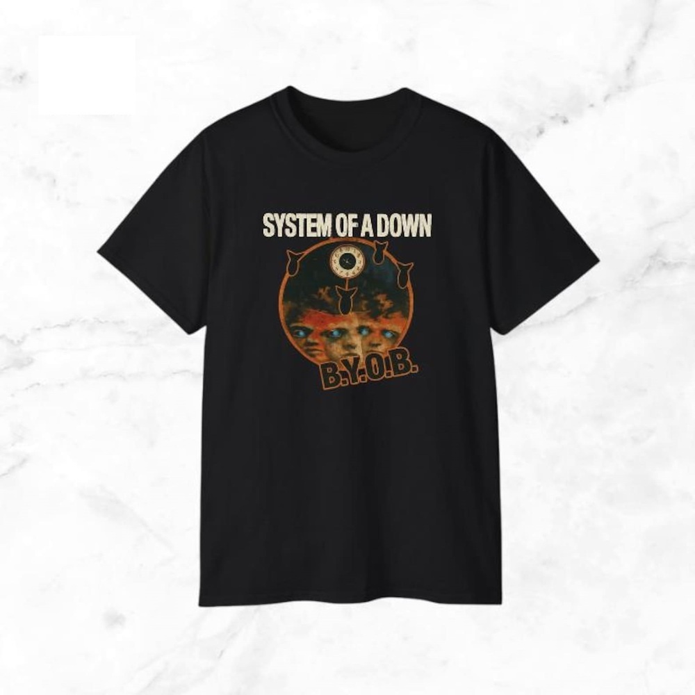 System Of A Down _BYOB_ Black T Shirt